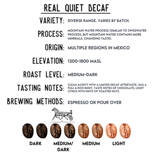 1kg Real Quiet Decaf