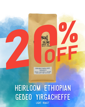 *20% OFF - Cool Beans* Micro Lot - Heirloom Ethiopian Gedeo Yirgacheffe - Light Roast